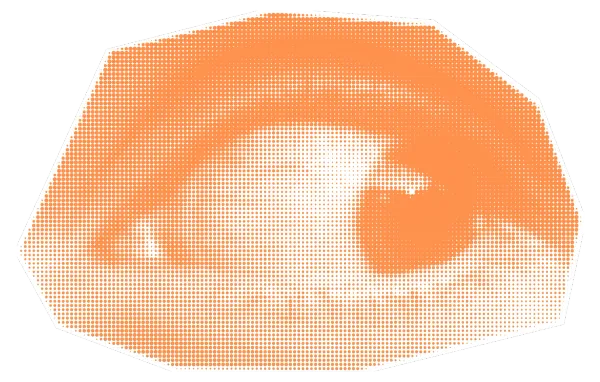Halftone illustration representing transparent reporting